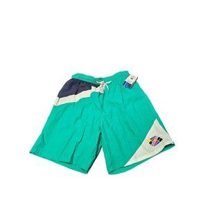 Vintage Morrow Bay swim shorts size Medium New Old Stock Green